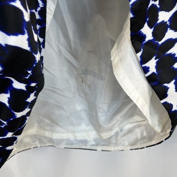Kate Spade Black Blue Leopard Fit and Flare Dress with POCKETS! $400 - Picture 11 of 12